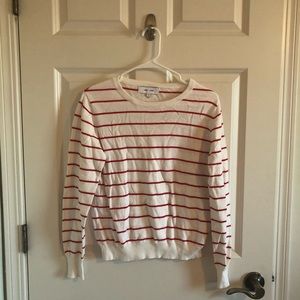 John and Jenn Striped Cotton Sweater